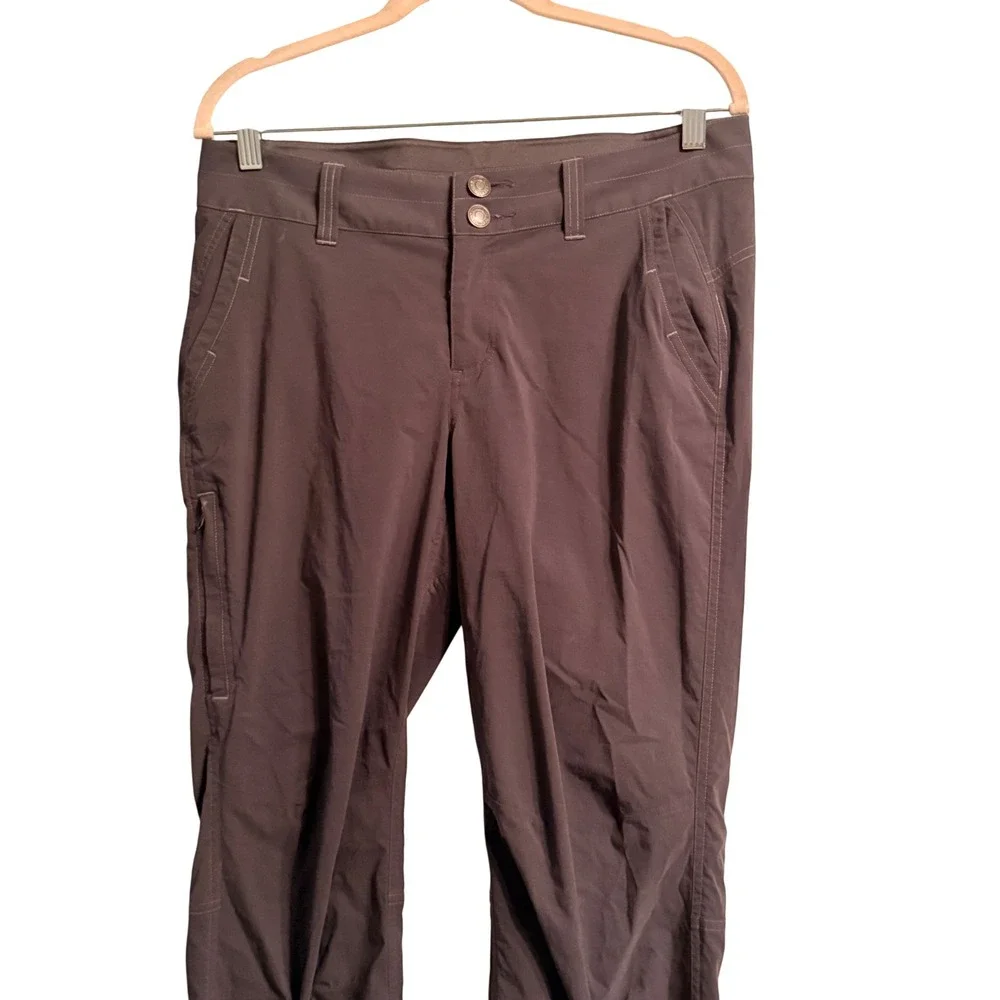 Marmot Womens Hiking‎ Utility Pants Roll Up Leg Size 8 SCC-339 Stretch Trail - Picture 2 of 11